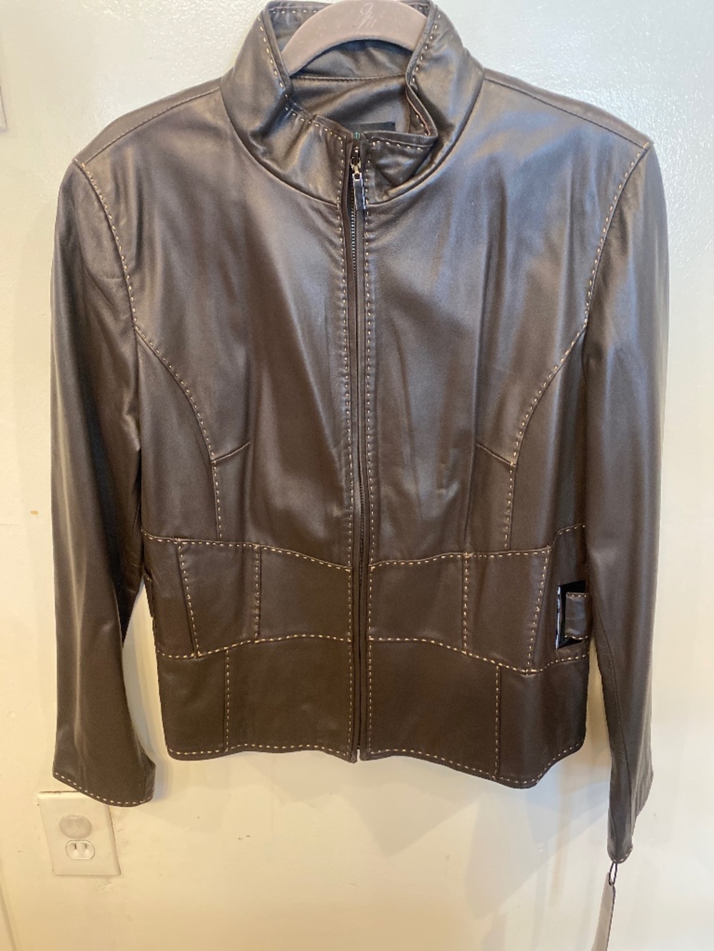 Siena Studio Brown Genuine Leather lined Jacket